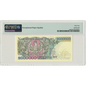 2 miliony złotych 1992 - B - PMG 64 EPQ