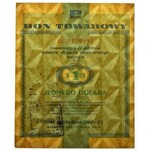 Pewex, 1 dolar 1960 - Bd - bez klauzuli - PMG 55 - RZADKA