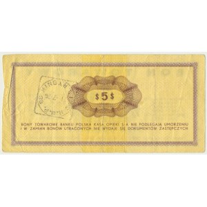 Pewex, 5 dolarów 1969 - FE -