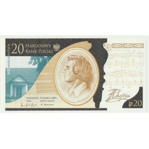 20 złotych 2010 - Fryderyk Chopin