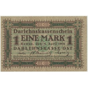 Kowno, 1 mark 1918 - A -