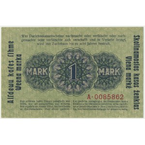 Kowno, 1 mark 1918 - A -