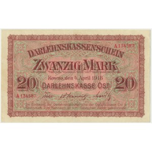 Kowno, 20 mark 1918 - A -