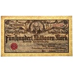 Danzig, 500 milion 1923 - gray-purple print -