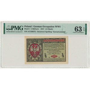 1/2 marki 1916 Jenerał - A - PMG 63 EPQ