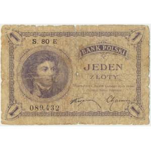 1 złoty 1919 - S.80 E -
