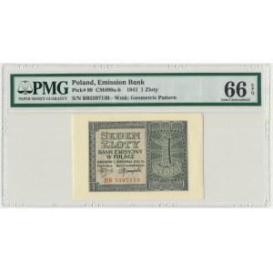 1 złoty 1941 - BB - PMG 66 EPQ