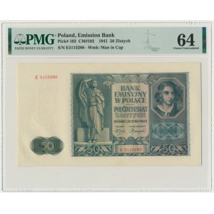 50 złotych 1941 - E - PMG 64