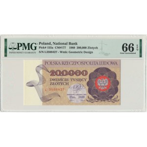 200.000 złotych 1989 - L - PMG 66 EPQ