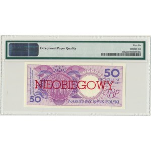 50 złotych 1990 - H - NIEOBIEGOWY - PMG 66 EPQ