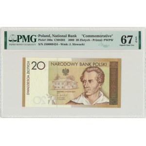 20 złotych 2009 - Juliusz Słowacki - PMG 67 EPQ