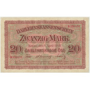 Kowno, 20 mark 1918 - B -