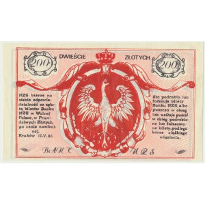 Solidarność, Fundusz Solidarności Walczącej, 200 złotych 1986