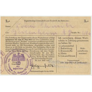 Pomoc Zimowa Ludności Niemieckiej, 1 marka 1942-43 - C -