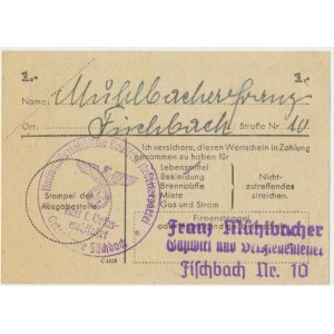 Pomoc Zimowa Ludności Niemieckiej, 1 marka 1934-44 - V -