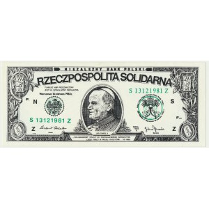 Solidarność, 200 złotych 1983 - Niezależny Bank Polski - Jan Paweł II