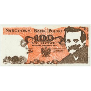 Solidarność, 100 złotych 1983 - Lech Wałęsa -