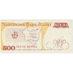 Solidarność, Akcja Burza 500 złotych 1939 - Tadeusz Komorowski -