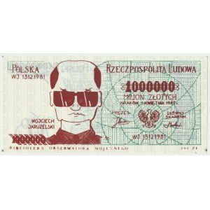 Solidarność, 1 milion złotych 1987 - Wojciech Jaruzelski - rzadka