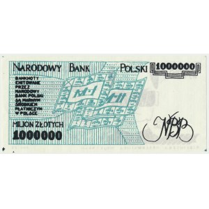 Solidarność, 1 milion złotych 1987 - Wojciech Jaruzelski - rzadka
