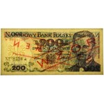 200 złotych 1976 - WZÓR A 0000000 No.1456 -