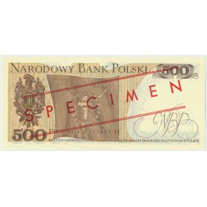 500 złotych 1979 - WZÓR AZ 0000000 No.2340 -