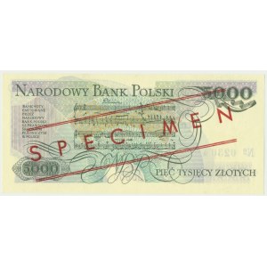 5.000 złotych 1986 - WZÓR AY 0000000 No.0230 -