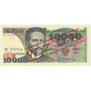10.000 złotych 1988 - WZÓR W 0000000 No. 0379 -