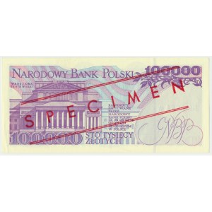 100.000 złotych 1993 - WZÓR A 0000000 No. 0781 -