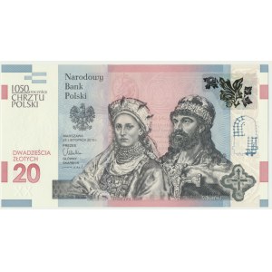 20 złotych 2015 - 1050 rocznica chrztu Polski