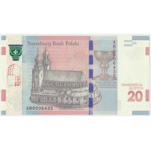 20 złotych 2015 - 1050 rocznica chrztu Polski