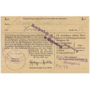 Pomoc Zimowa Ludności Niemieckiej, 1 marka 1942-43 - K -