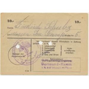 Pomoc Zimowa Ludności Niemieckiej, 10 marek 1943-44 - D -