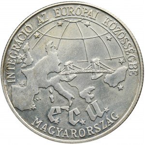 Węgry, 500 Forintów 1993 - Europejska Unia Walutowa ECU