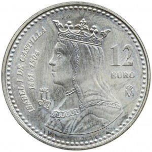 Hiszpania, Jan Karol I, 12 Euro 2004 - Izabela Kastylijska