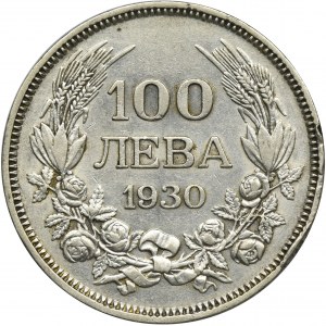 Bułgaria, Borys III, 100 Lewa Sofia 1930