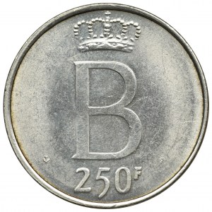 Belgia, Baldwin I, 250 Franków Bruksela 1976