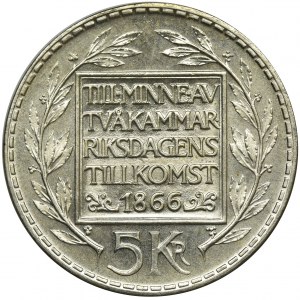 Szwecja, Gustaw VI Adolf, 5 Koron 1966