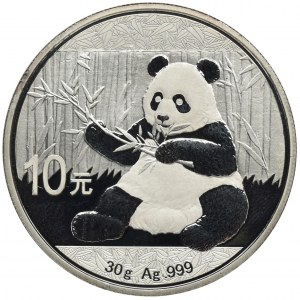 Chiny, 10 Yuan 2017 - Panda