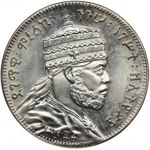 Etiopia, Manelik II, 1/8 Birr 1895