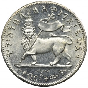 Etiopia, Manelik II, 1/8 Birr 1895