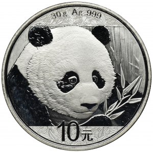 Chiny, 10 Yuan 2018 - Panda