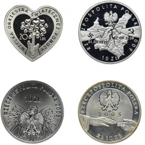 Zestaw, 10 złoty - Monety kolekcjonerskie (4 szt.)