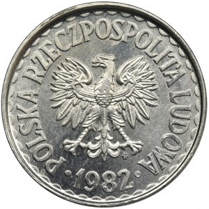 1 złoty 1982 - szeroka data