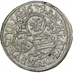 Austria, Ferdynand III, 3 Krajcary Graz 1638