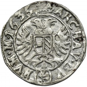 Austria, Ferdynand II, 3 Krajcary Jáchymov 1636