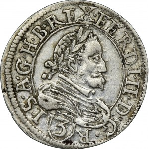 Austria, Ferdynand II, 3 Krajcary Graz 1636 - STYRIE