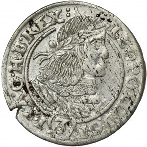 Śląsk, Leopold I, 3 Krajcary Wrocław 1659 - RZADKI