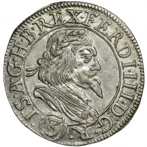 Austria, Ferdynand III, 3 Krajcary Graz 1649