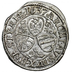 Austria, Ferdynand II, 3 Krajcary Graz 1637